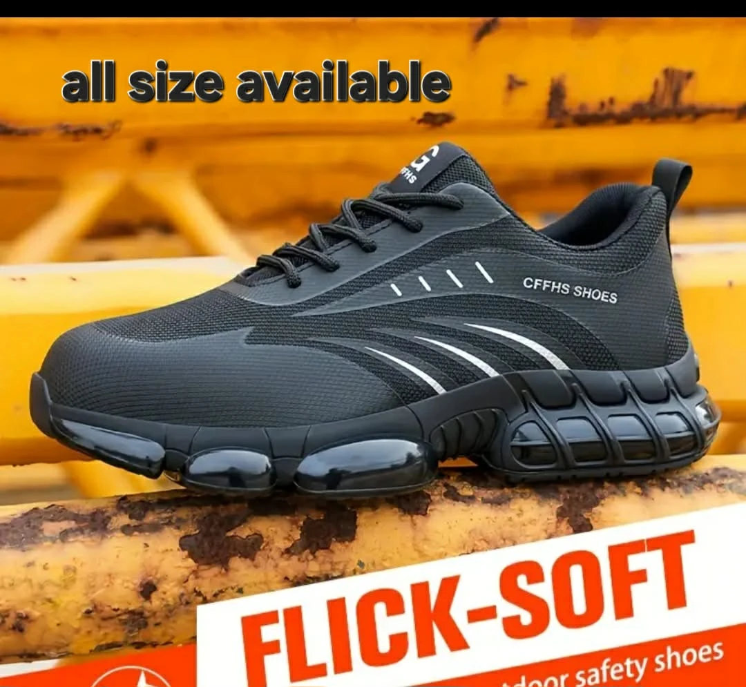 Black Safety Shoes - All Sizes Available