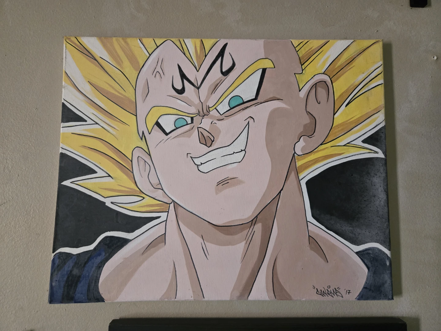 DBZ Majin Vegeta Painting - photo 4