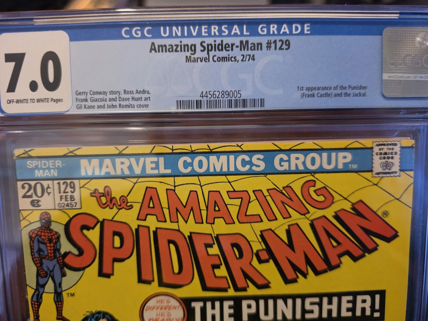 Amazing Spider-Man #129 CGC 7.0 - photo 3