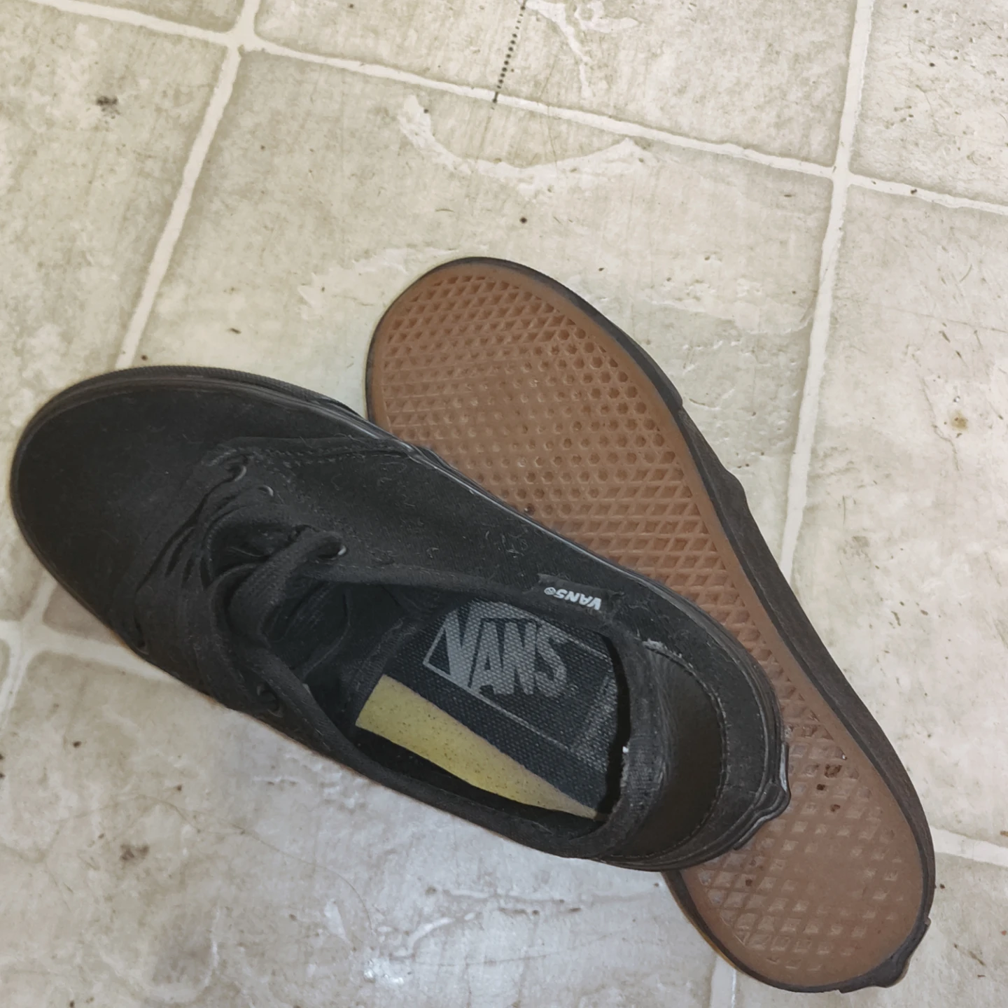 Black Vans Low-Top Sneakers
