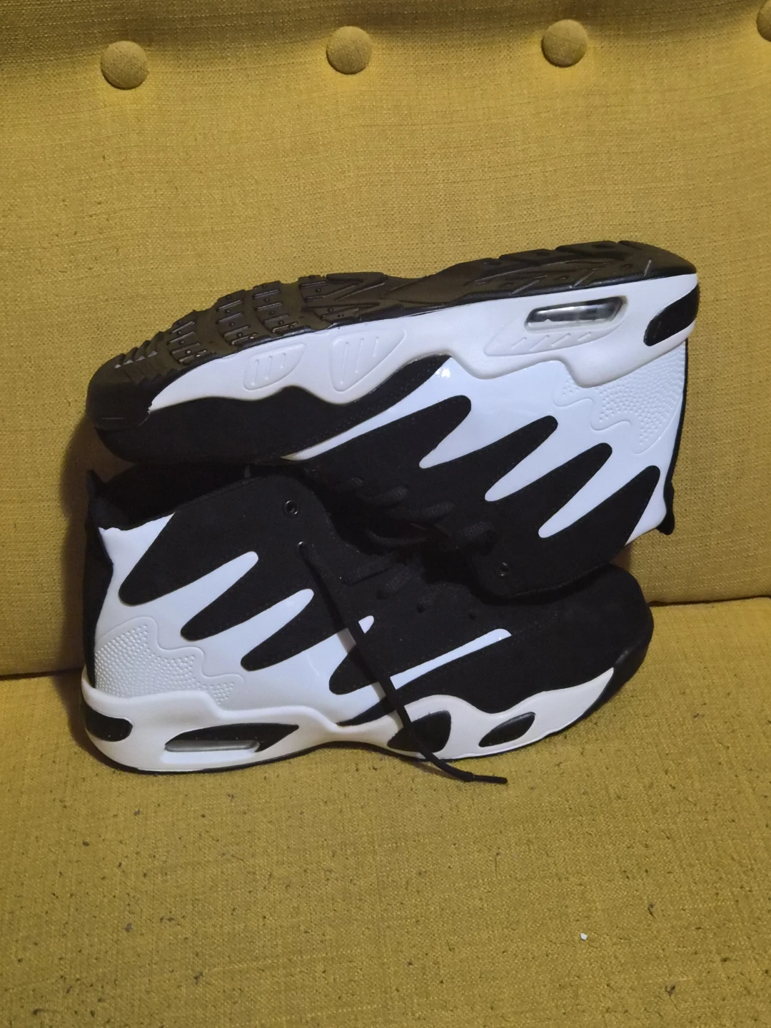 Black and White Men's Sneakers