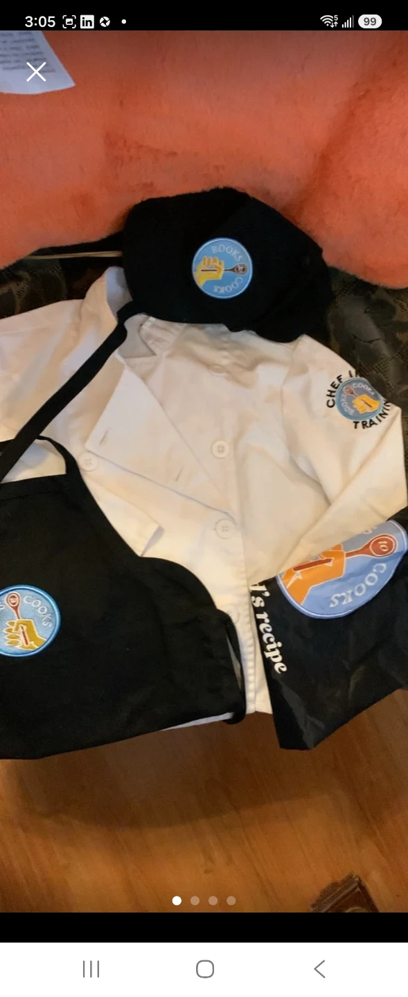 Chef's Training Kit - Jacket, Apron, and Hat - photo 3