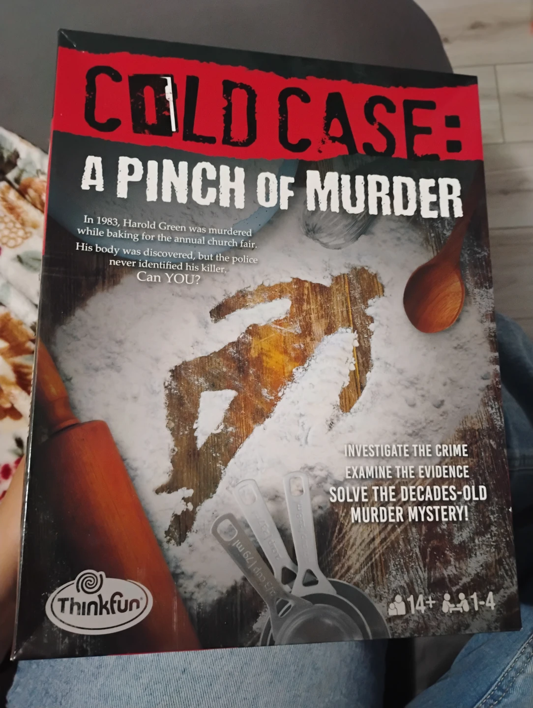 Thinkfun Cold Case: A Pinch of Murder Board Game