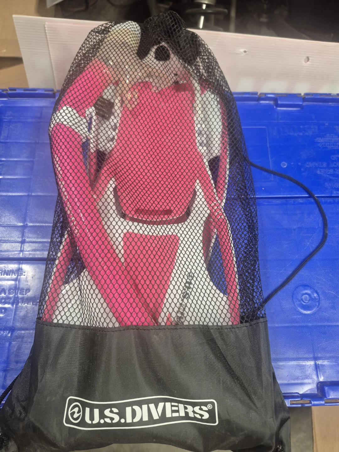U.S. Divers Pink Snorkel Set with Bag - photo 2