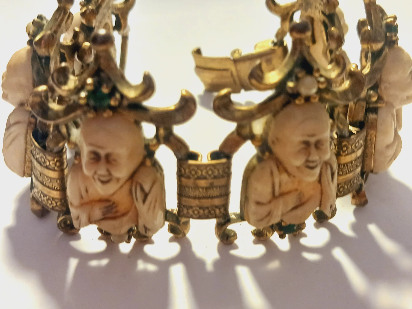 Gorgeous Carved Buddha Stunning Bracelet - photo 4