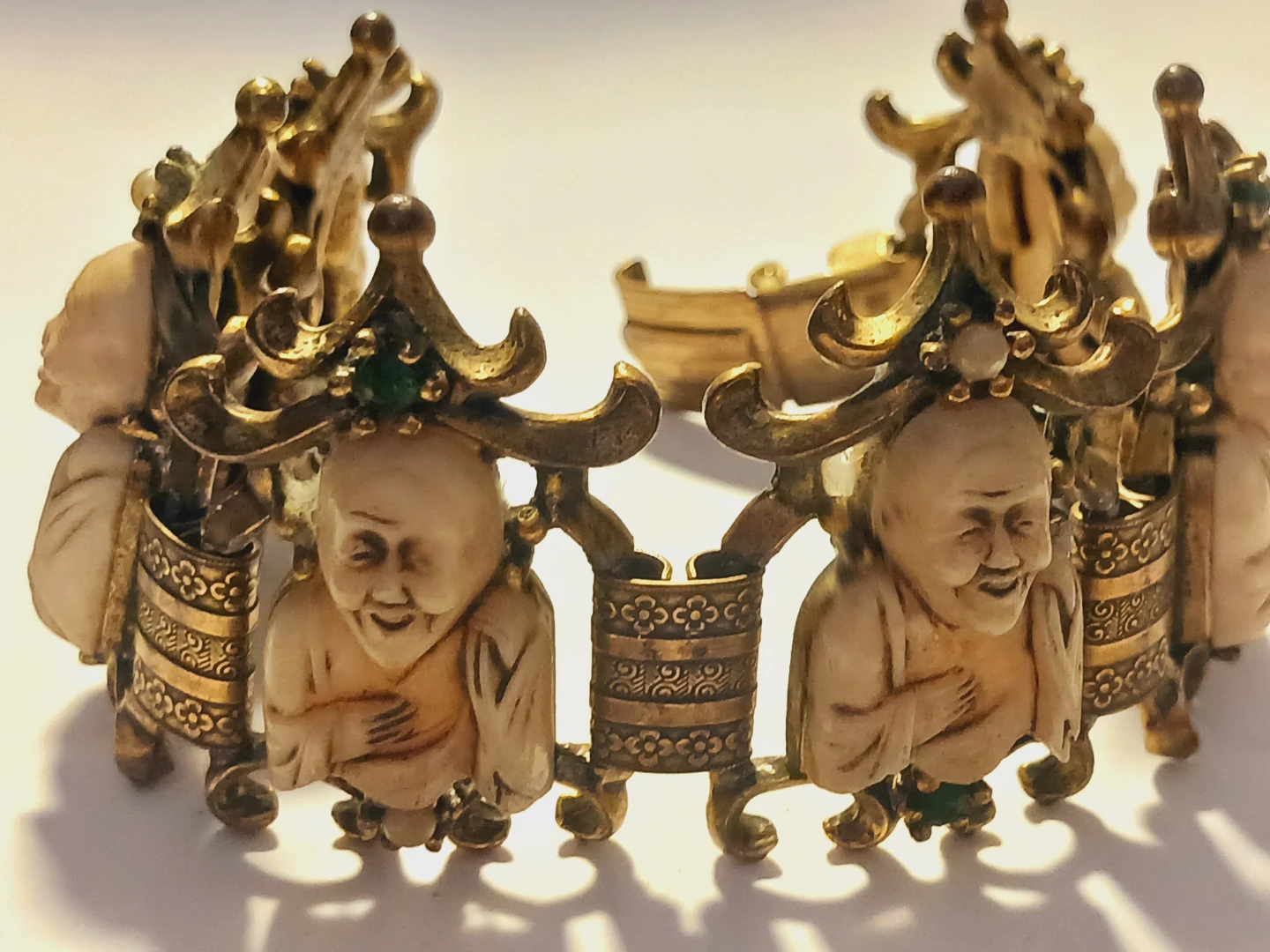 Gorgeous Carved Buddha Stunning Bracelet - photo 5