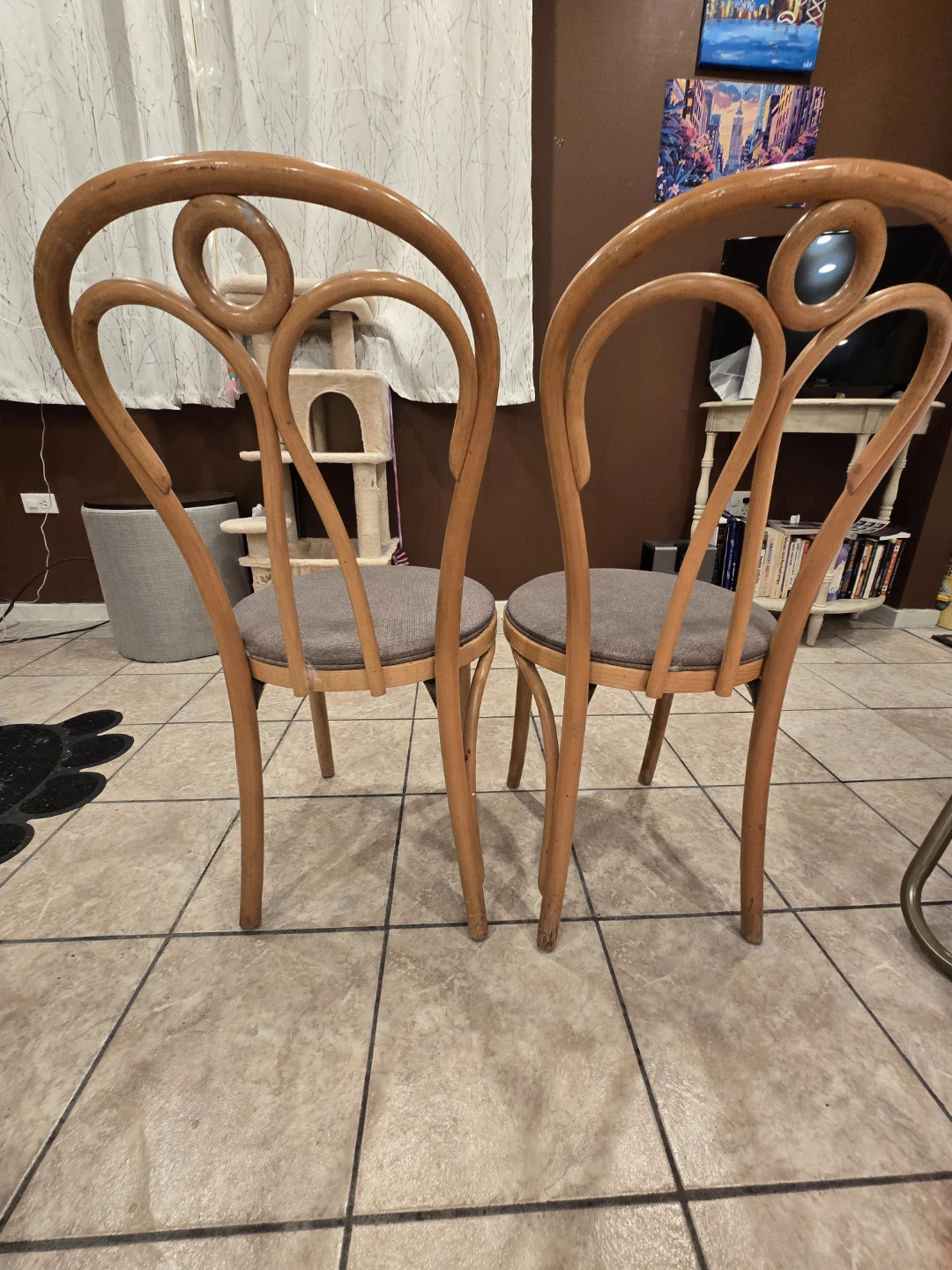 Set of 2 Bentwood Dining Chairs - photo 3