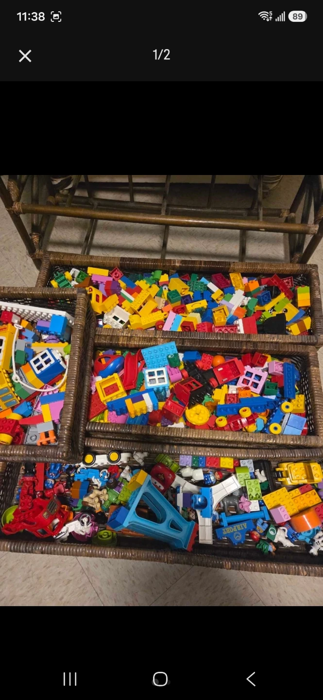 Duplo blocks and figures