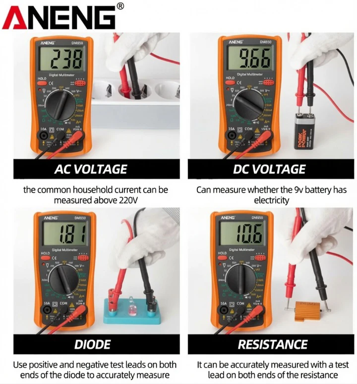 ANENG DM850 Digital Multimeter - photo 2