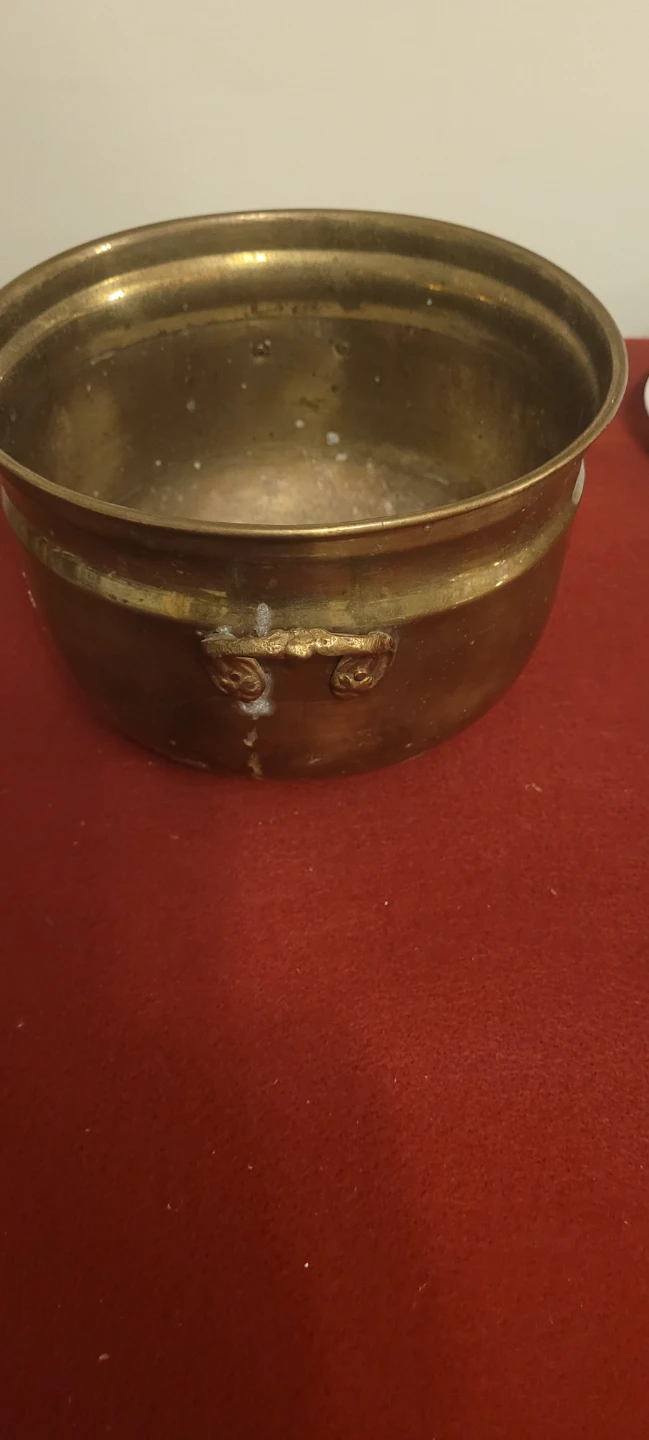 Brass Bowl with Handles