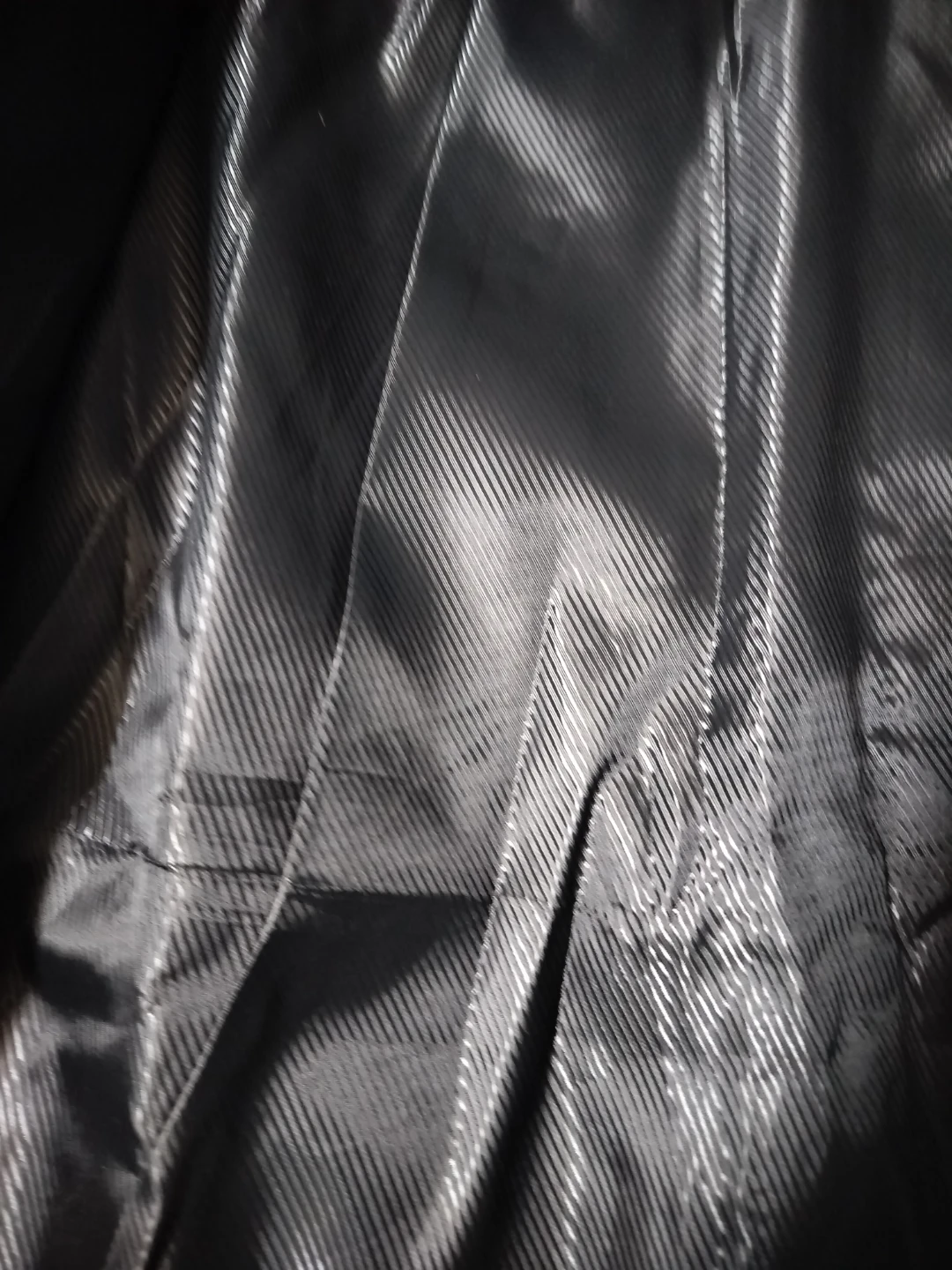 Black Faux Leather Jacket - photo 4