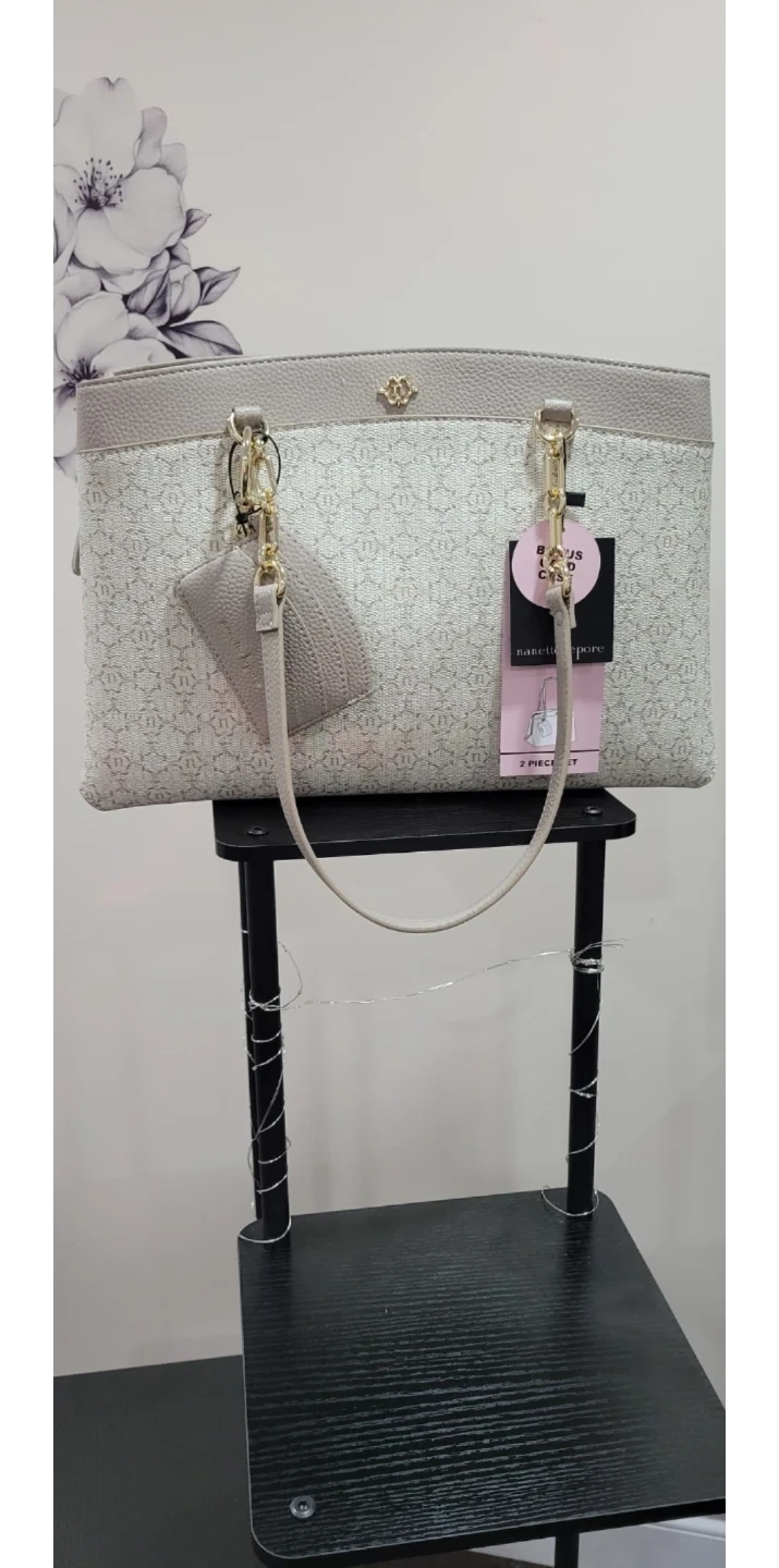 Nanette Lepore Tote Bag with Bonus Card Case