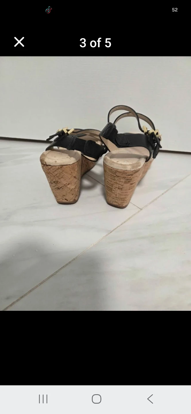 ALDO Black Wedge Sandals - photo 3