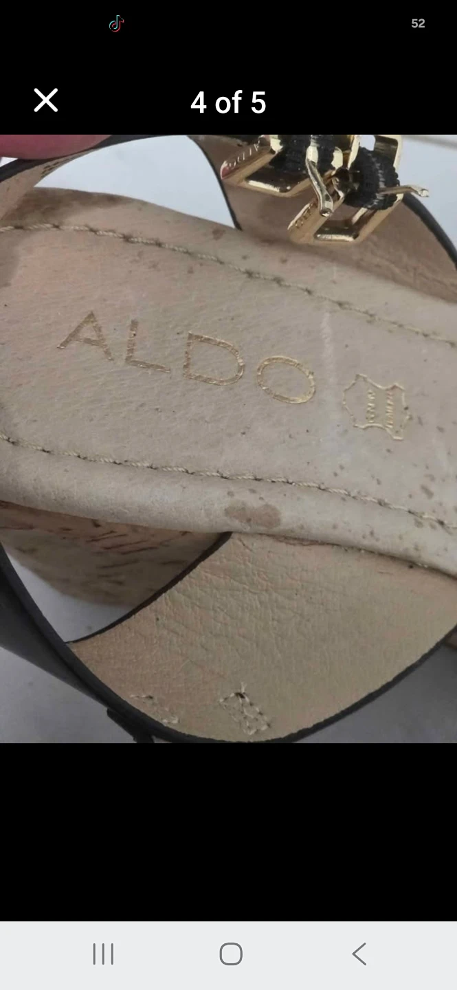 ALDO Black Wedge Sandals - photo 4