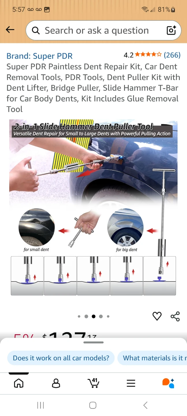 Super PDR Paintless Dent Repair Kit - photo 3