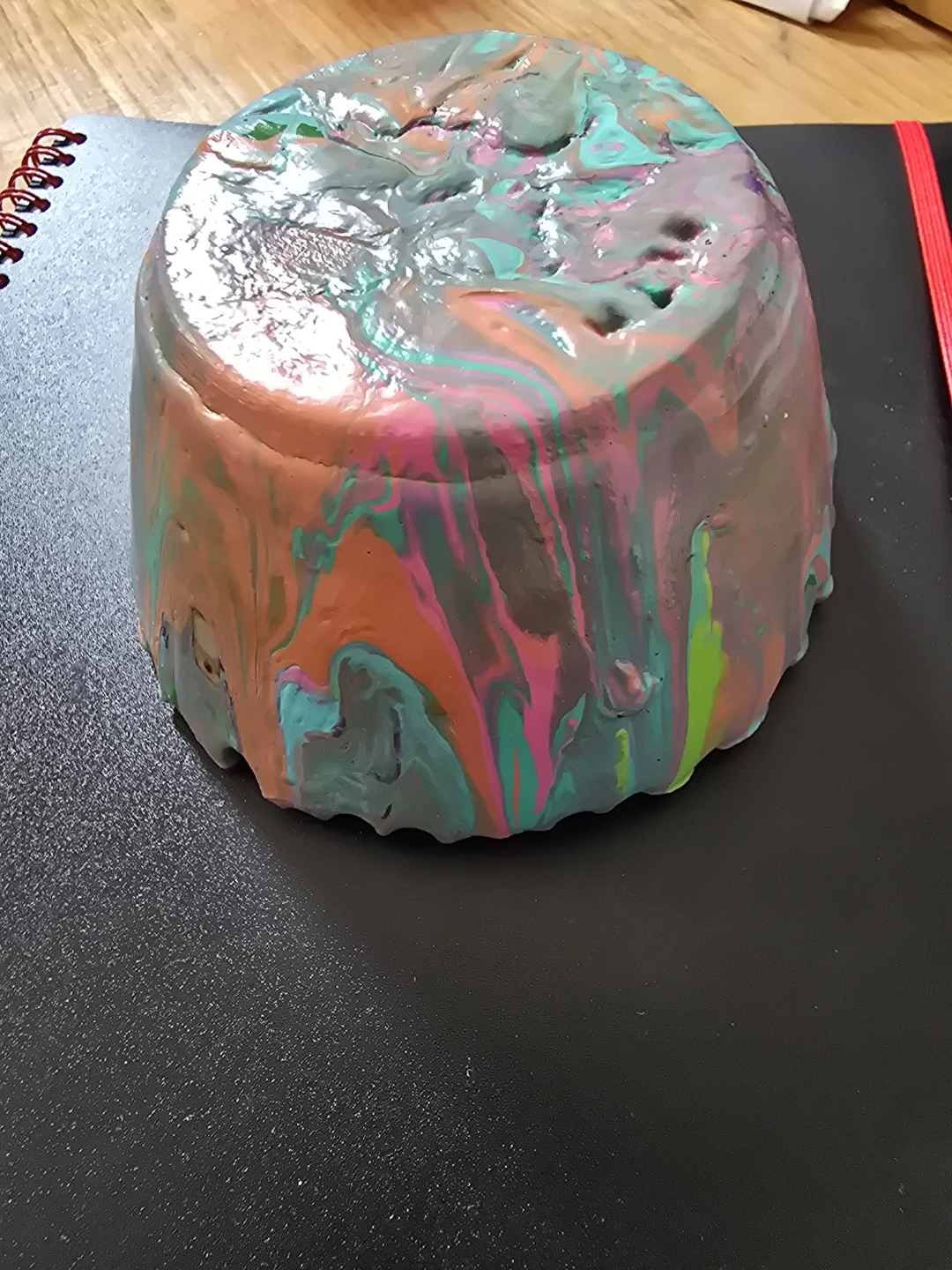 Homemade Blue Decorative Bowl - photo 2