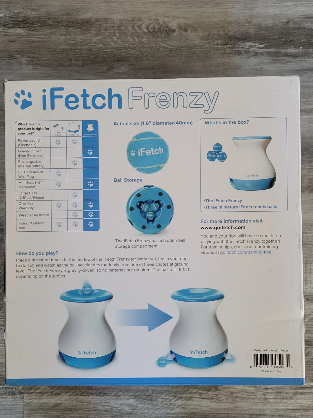 iFetch Ball Frenzy Dog Toy (Self Operated) - photo 3