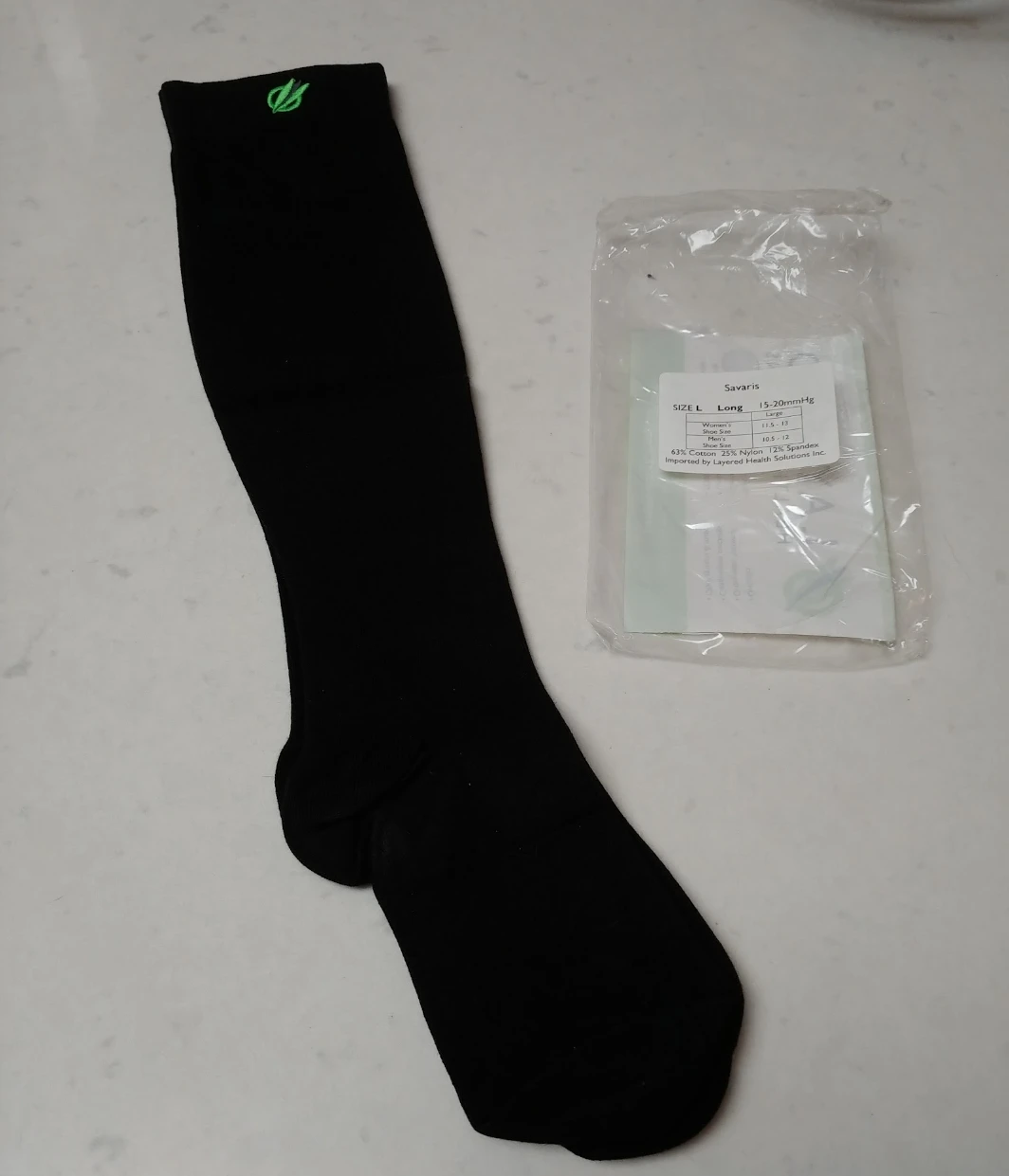 Black Compression Socks (3 sizes..Read Below) - photo 2