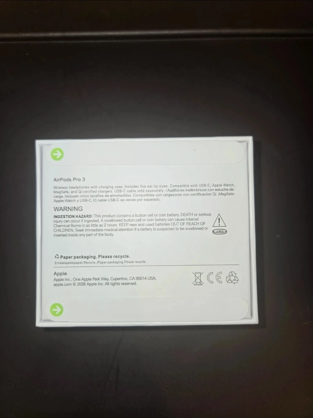 Apple AirPods Pro 3 Wireless Earbuds - photo 2