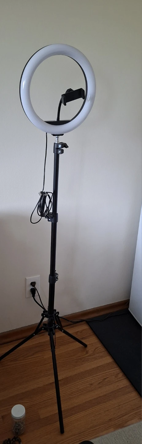 Ring Light with Phone Holder and Tripod Stand - photo 4