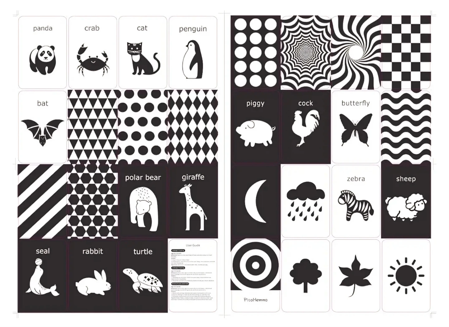 PicoHemmo Black & White Flash Cards - photo 5