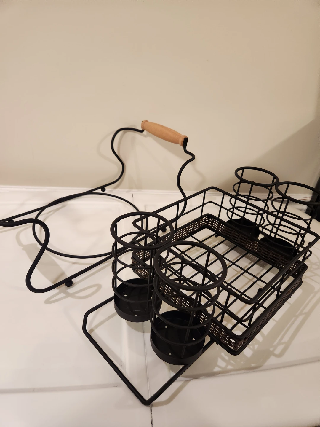 Metal Kitchen, Buffet Caddy for Utensils, Plates, and Napkins - photo 5
