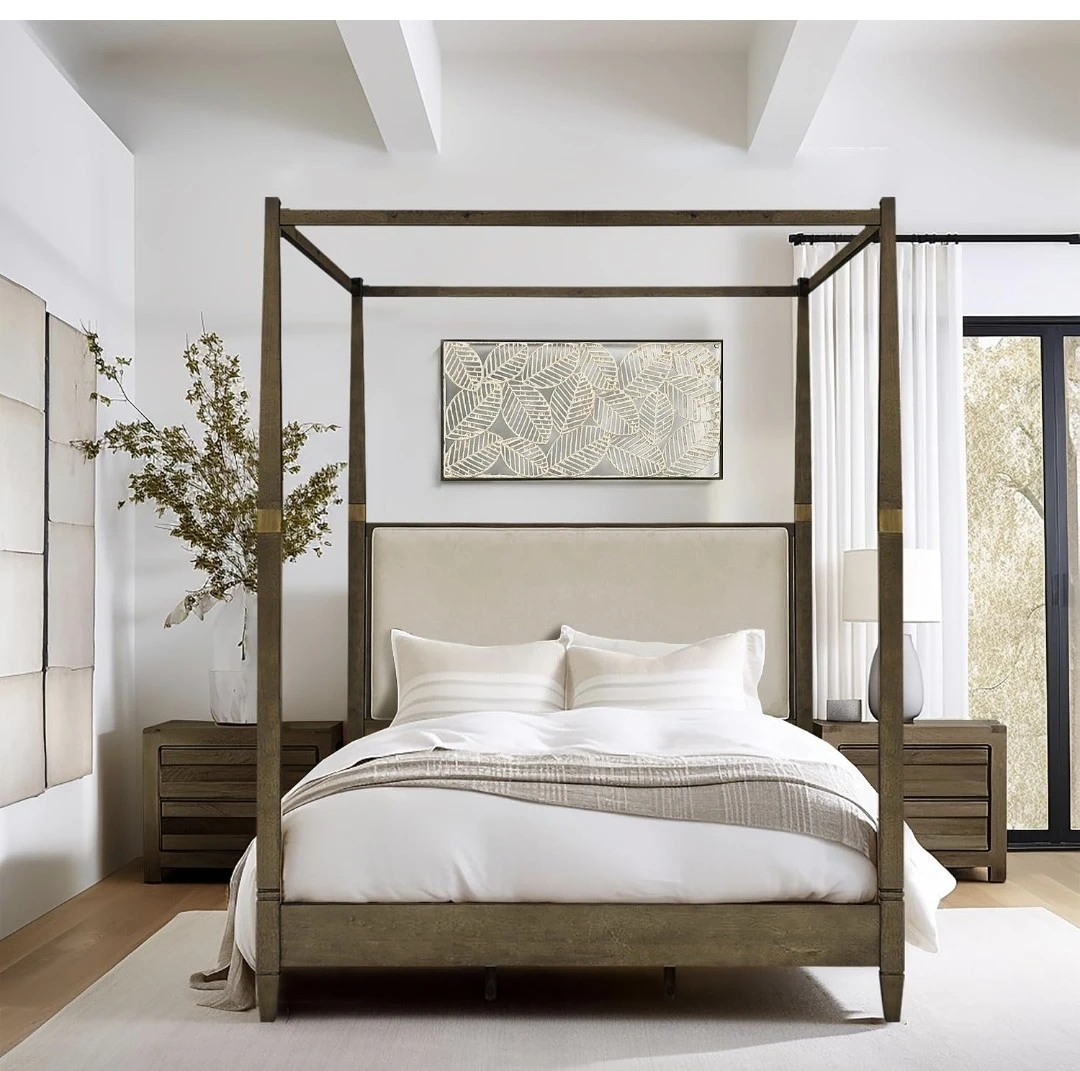 Exquisite Queen Canopy Bed For Dreamy Nights And Relaxation