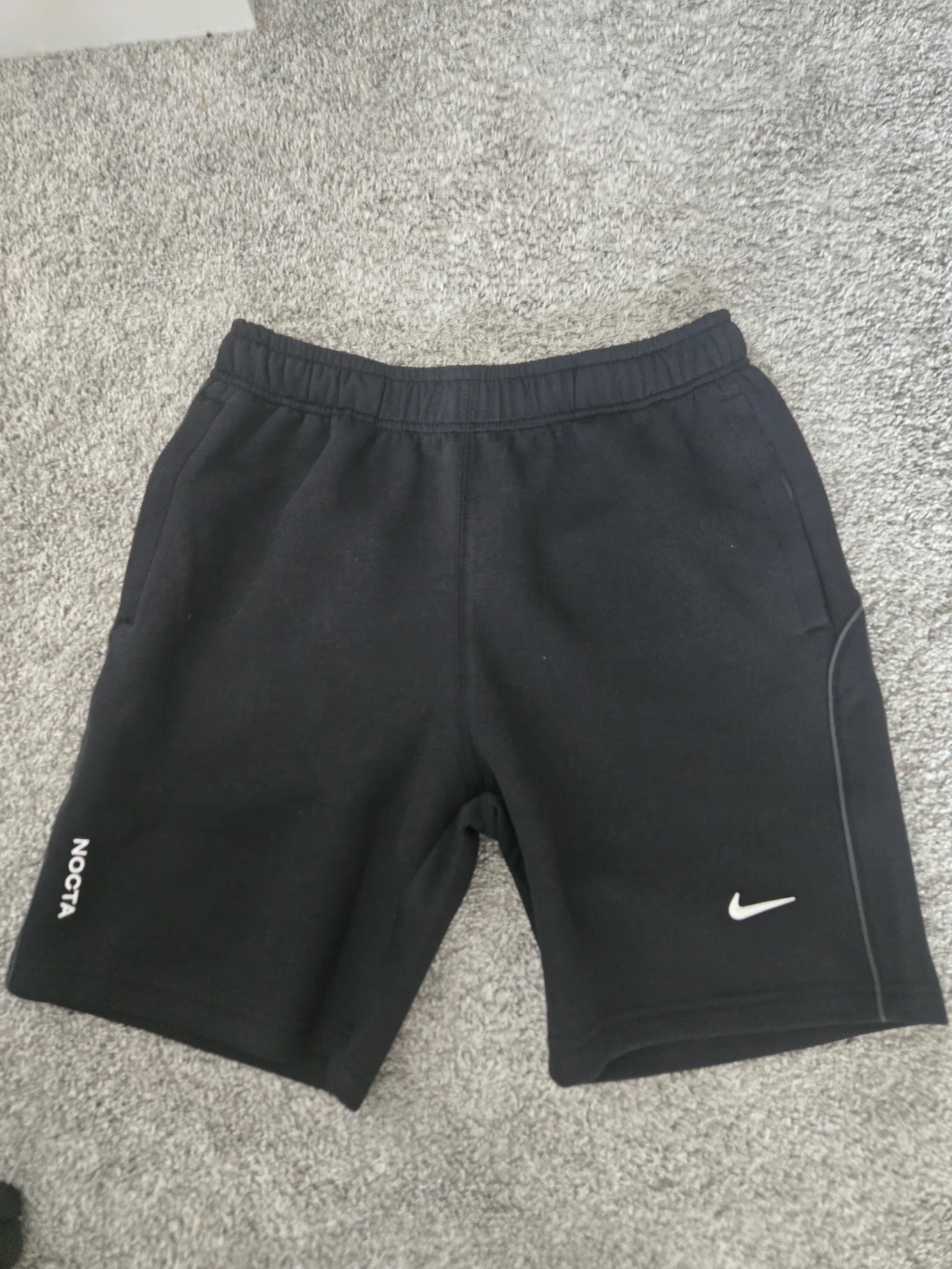Nike NOCTA Black Sweat Shorts reflective