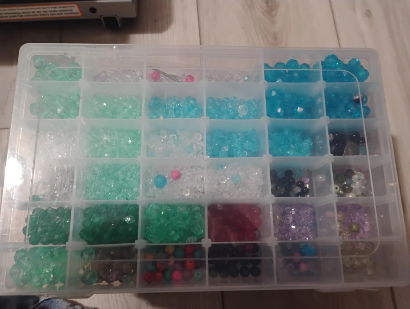 Jewelery making supplies (3 boxes, including organizers) ! - photo 2