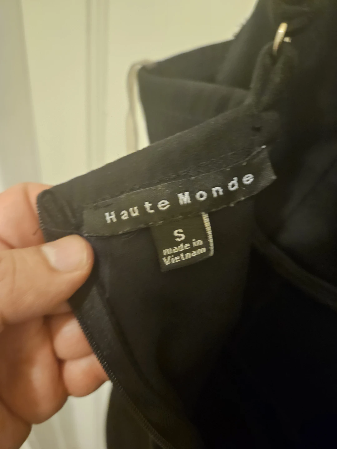Haute Monde Black Jumpsuit Size S - photo 5