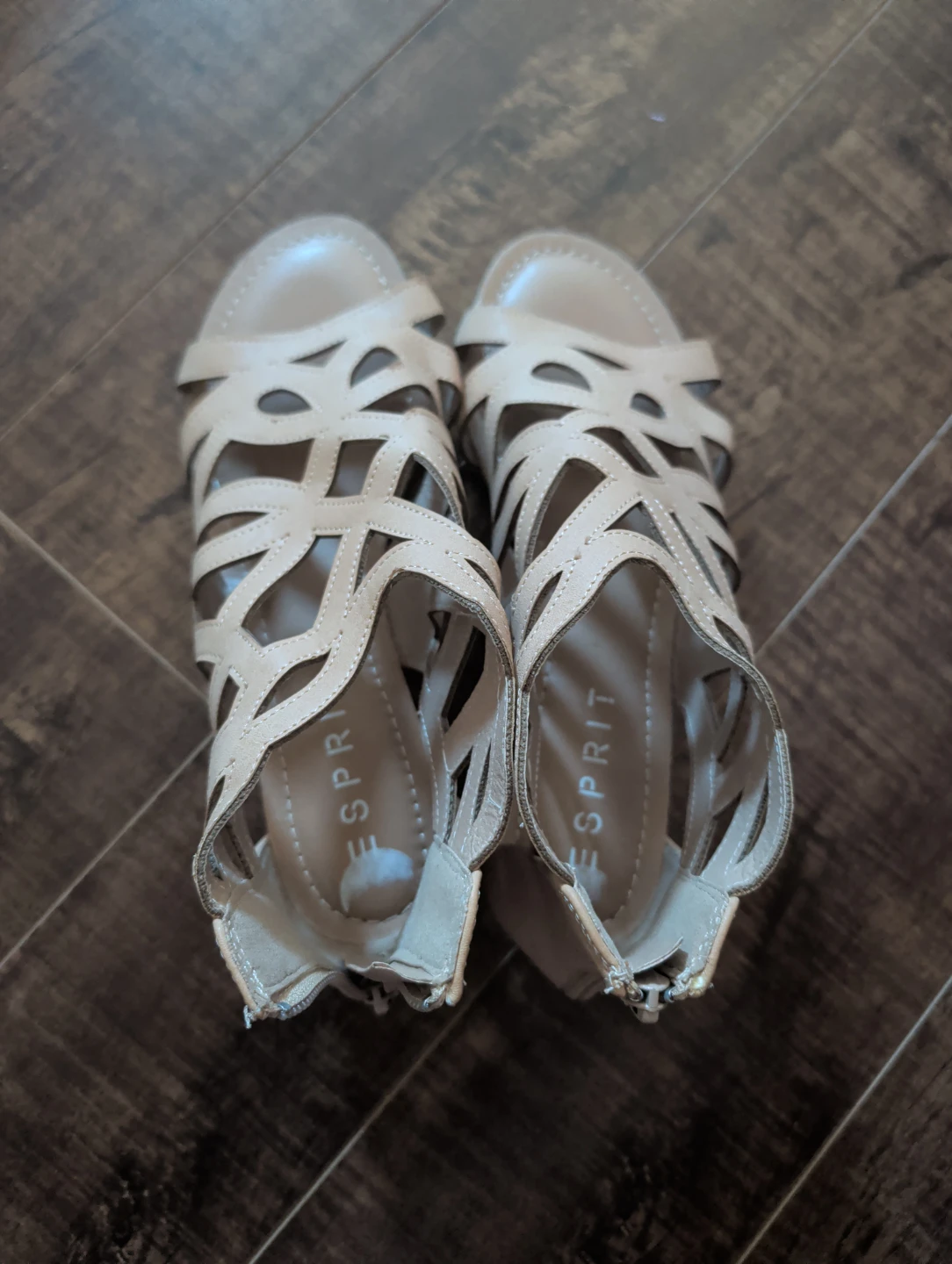 Esprit Wedge Sandals - Tan