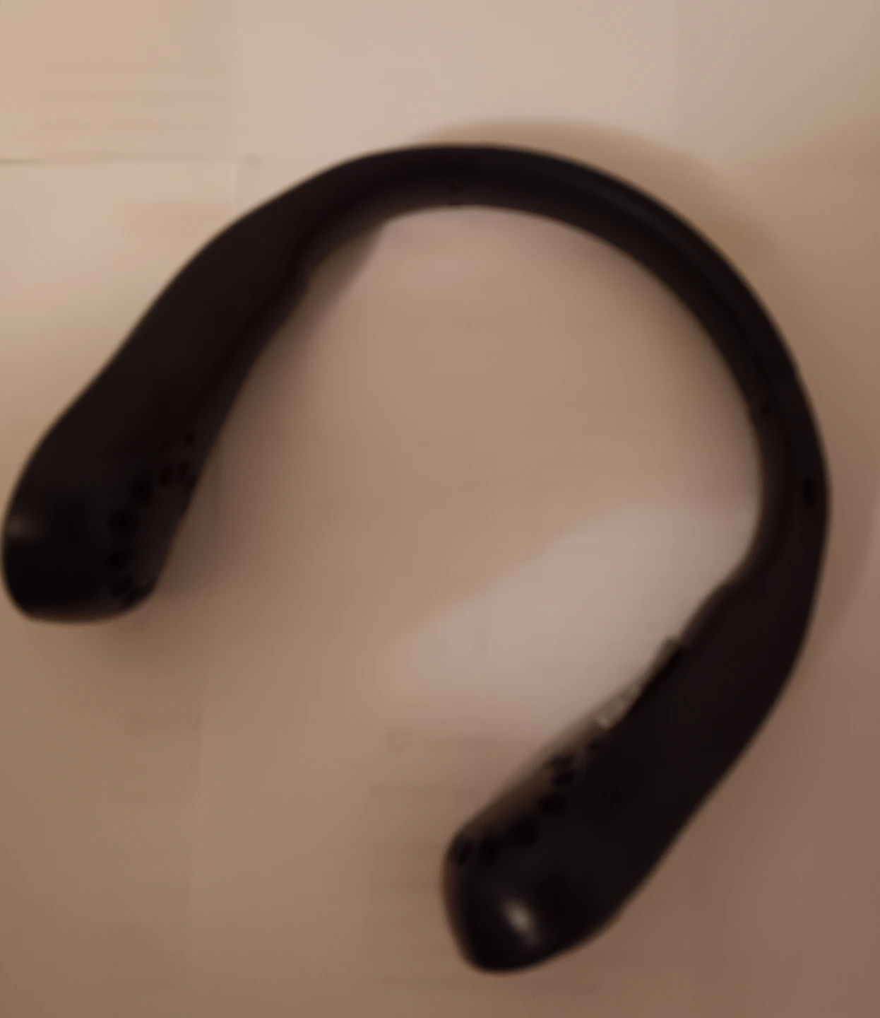 Black Wearable Neck Fan