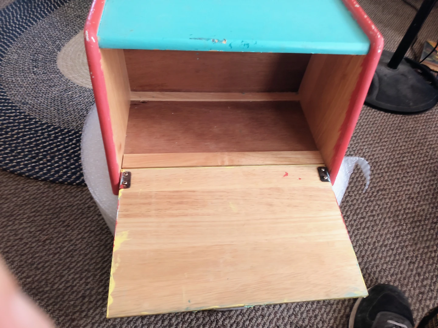 Wooden Box Bench with Lid 11 x 15 x 10 - photo 3
