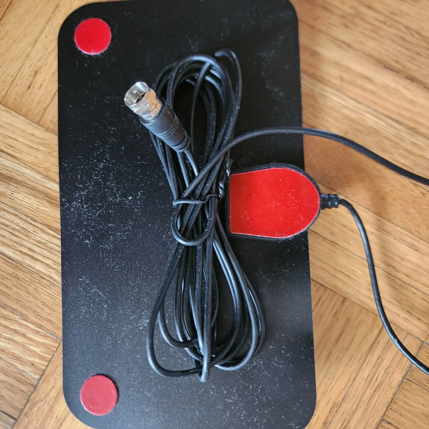 Black Flat TV Antenna