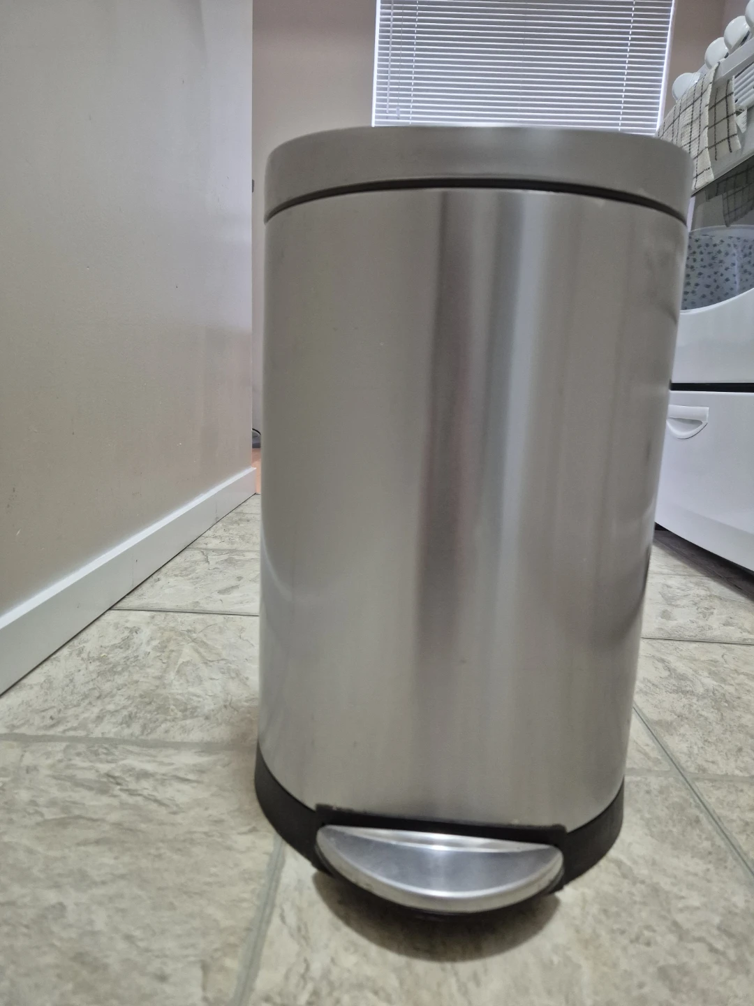 Stainless Steel Step Trash Can - photo 2
