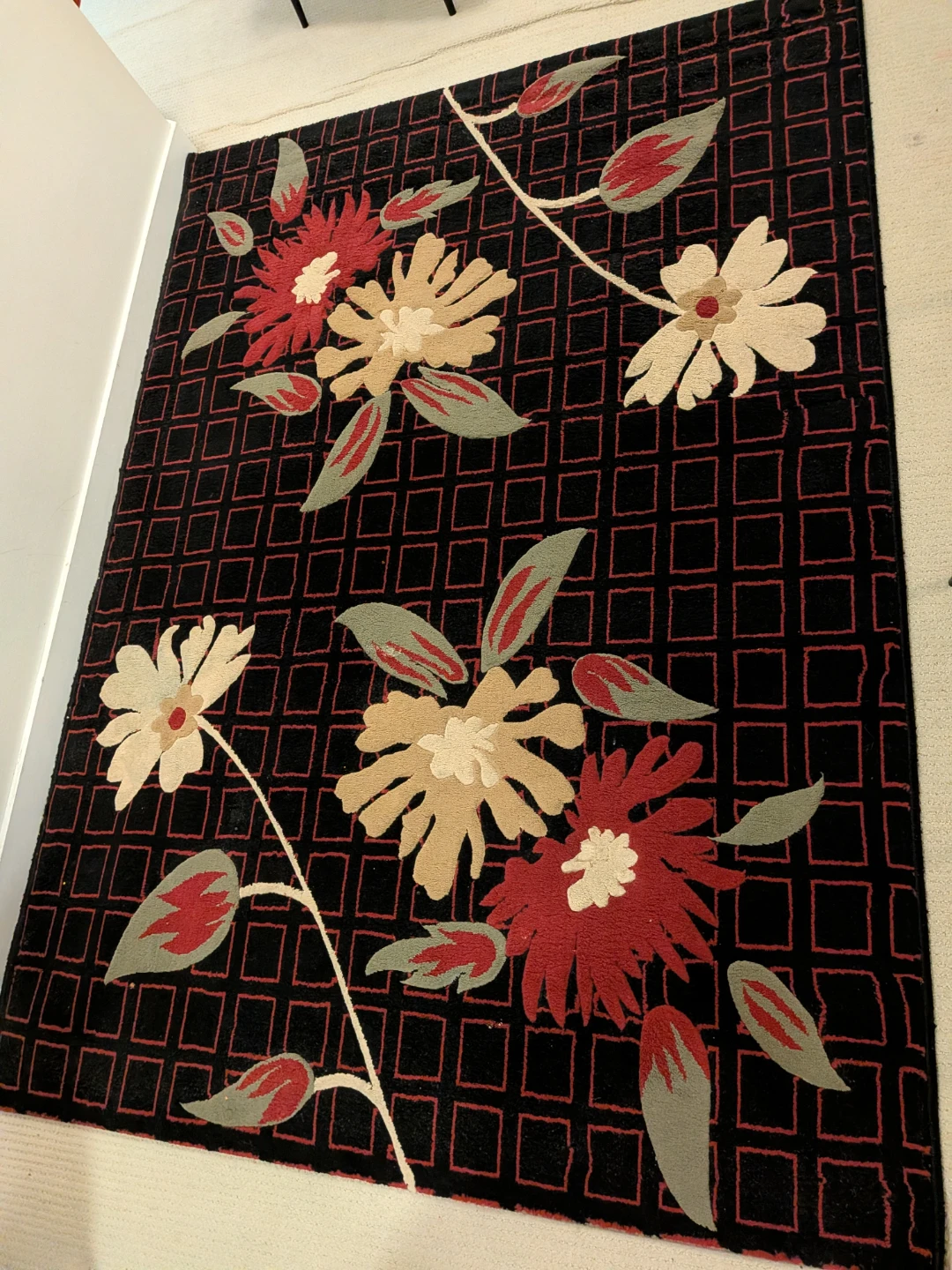 Floral Area Rug, Mat, Carpet (6×7)