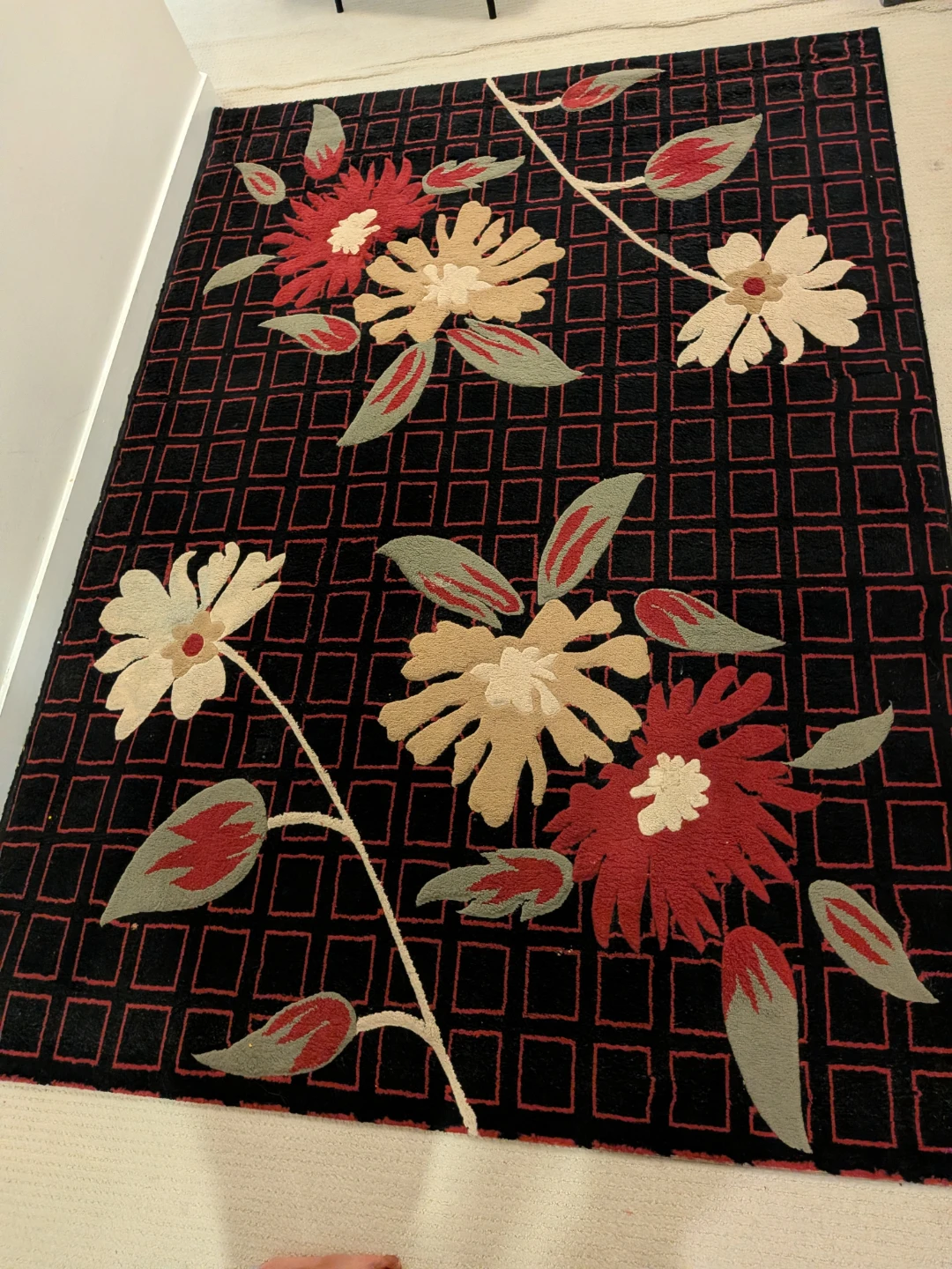 Floral Area Rug, Mat, Carpet (6×7) - photo 2