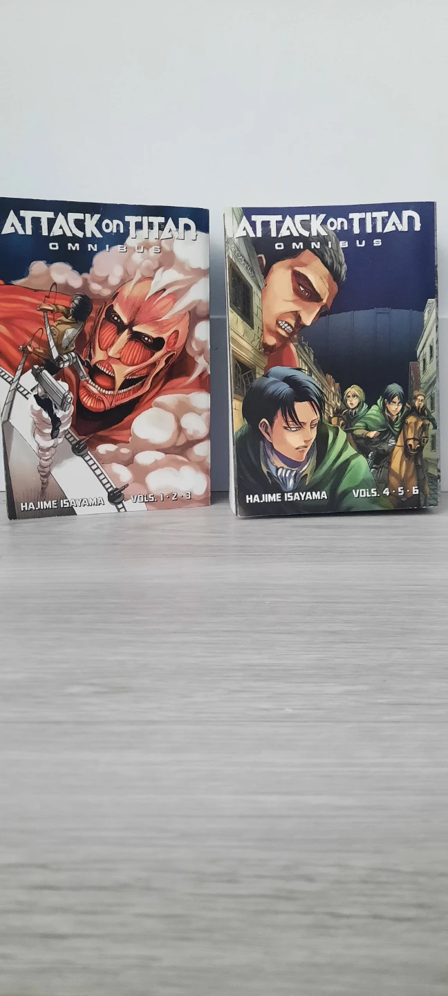 Attack on Titan Manga Volumes 1 & 2 omnibus