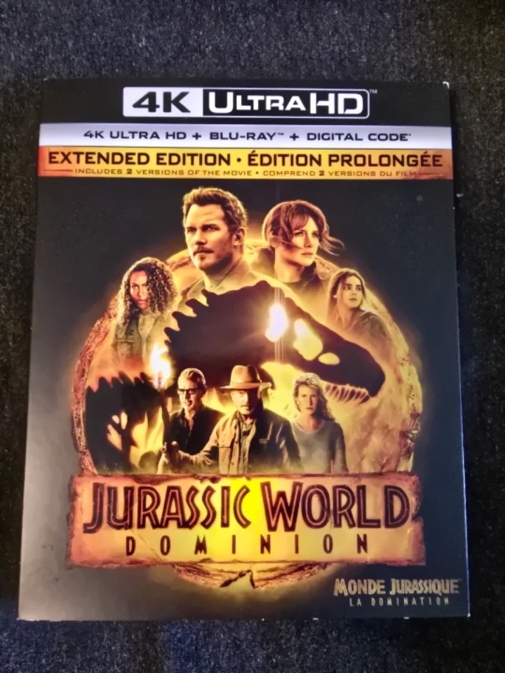 Jurassic World Dominion 4K Ultra HD Extended Edition