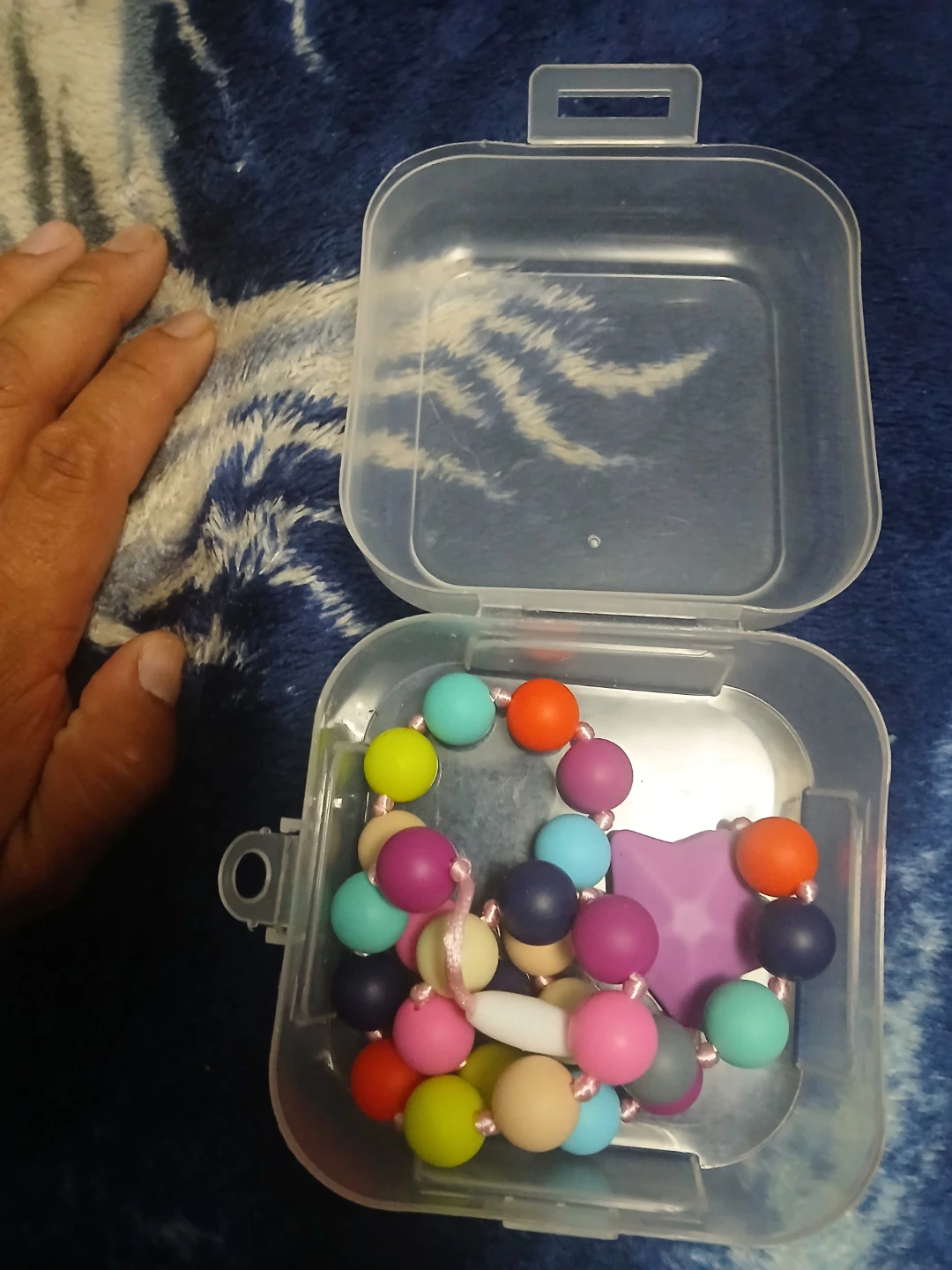 Silicone Teething Necklace with Star Pendant - photo 2