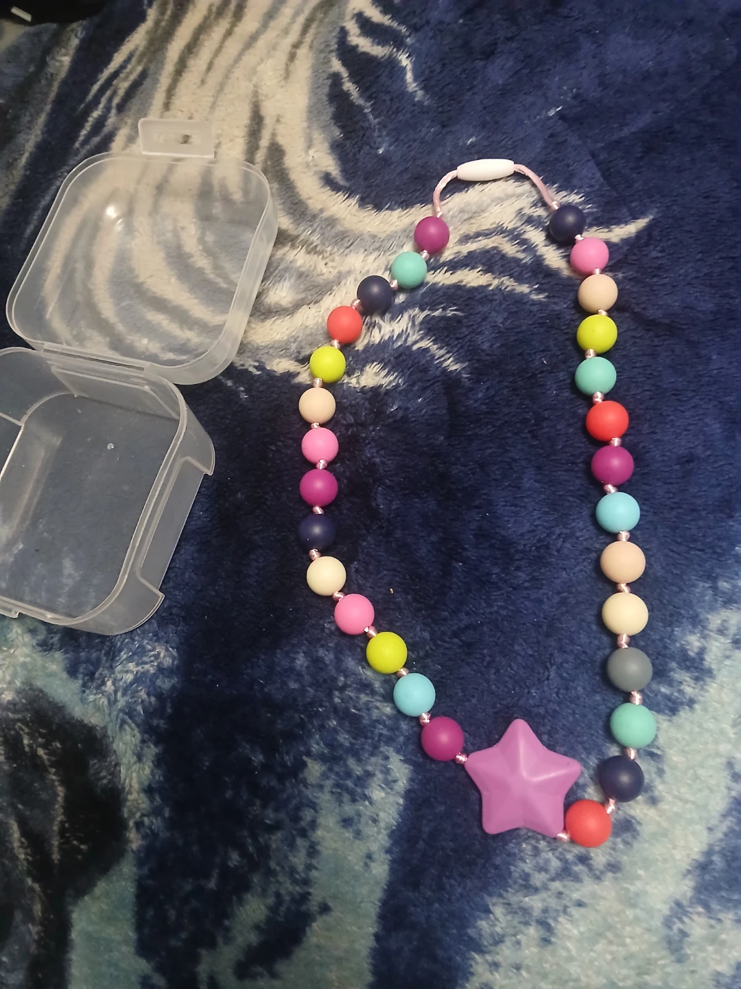 Silicone Teething Necklace with Star Pendant - photo 3