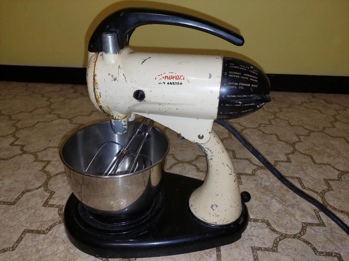 Antique Sunbeam Mixmaster Hand Mixer