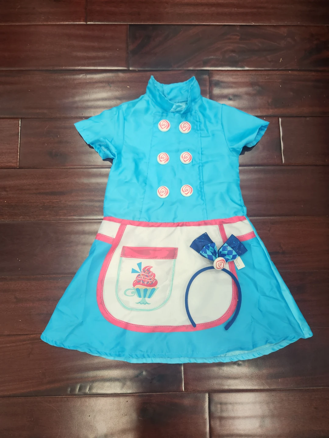Kids' Chef Costume Dress & Headband