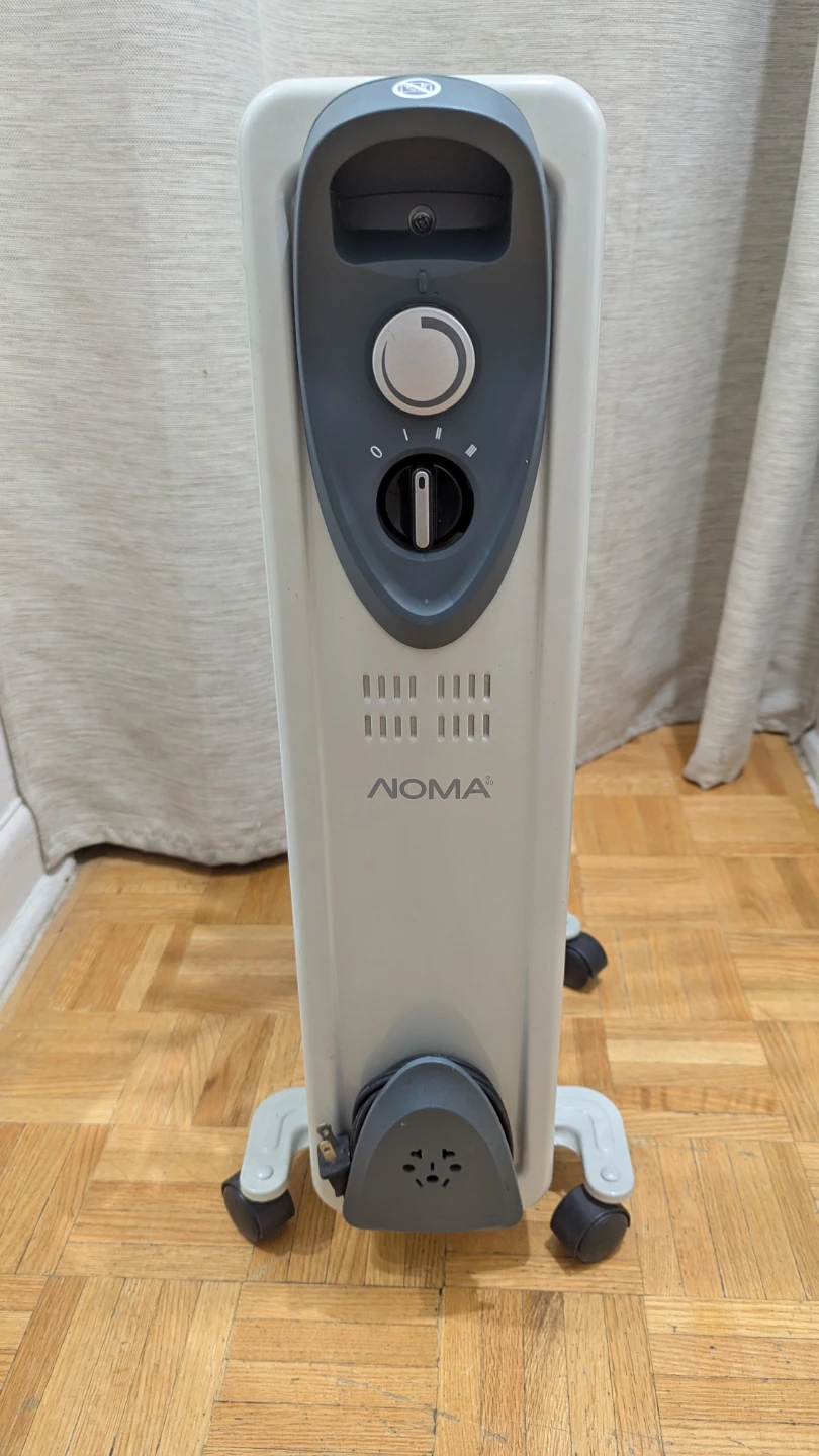 NOMA 1500W Portable Oil Filled Radiator Heater - photo 2