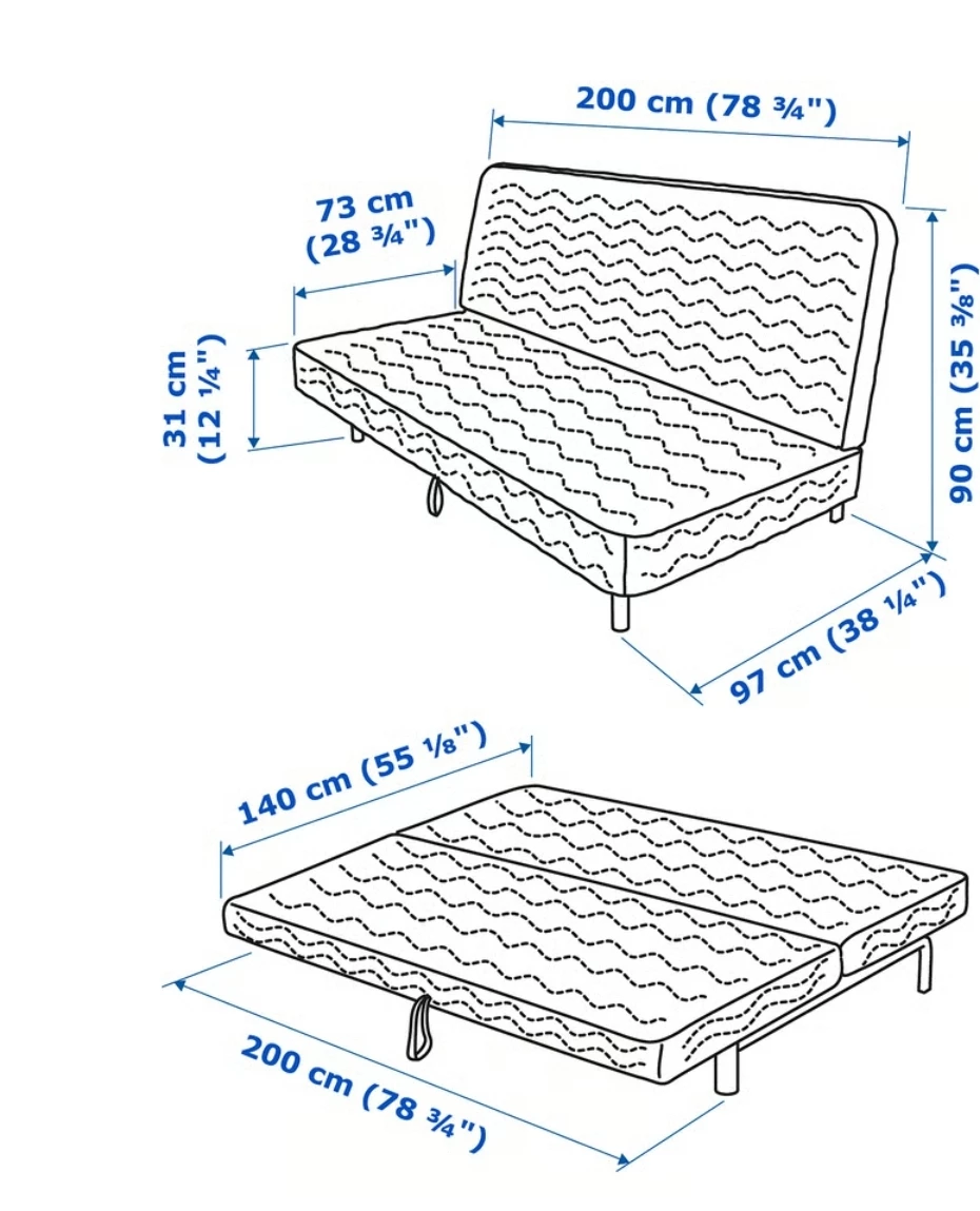 Sofa Bed - Dark Grey - photo 2