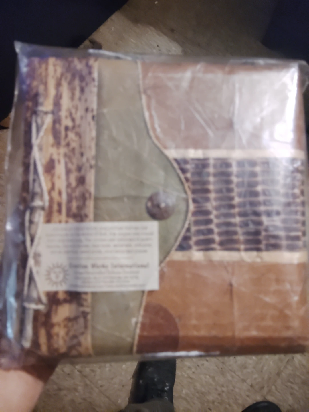 Creative works Photo album  all made from organic materials