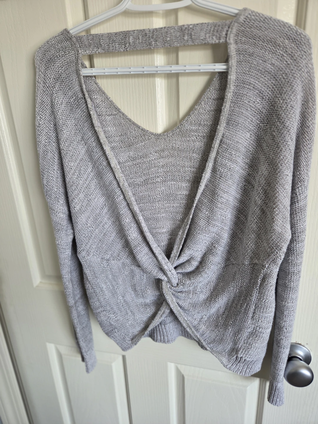 Grey Open Back Sweater - photo 2