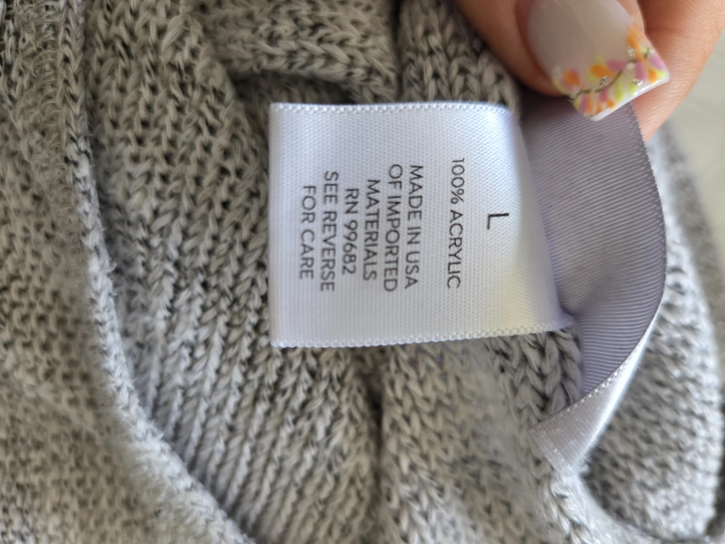 Grey Open Back Sweater - photo 3
