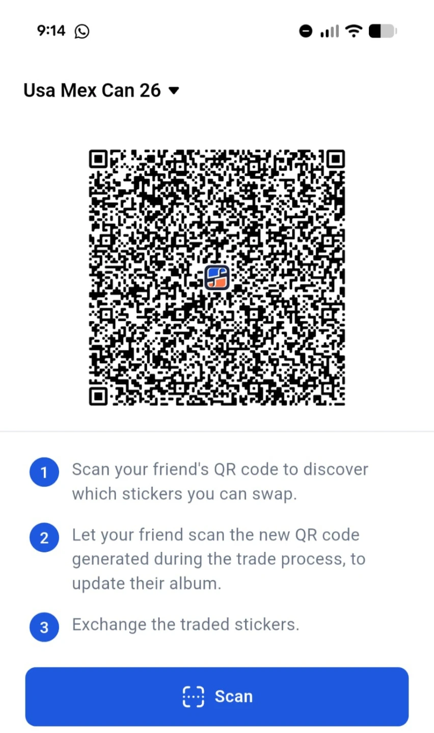 Sticker Trading QR Code