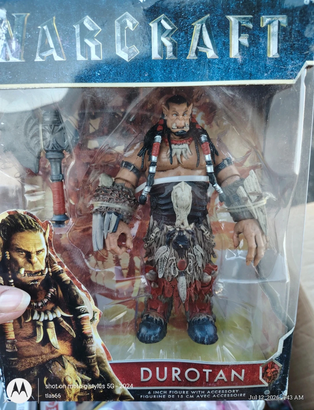 3 Warcraft Durotan 6-Inch Action Figure with Accessory - photo 2
